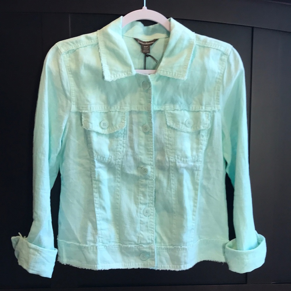 Tommy Bahama Two Palms Linen Raw Edge Jacket